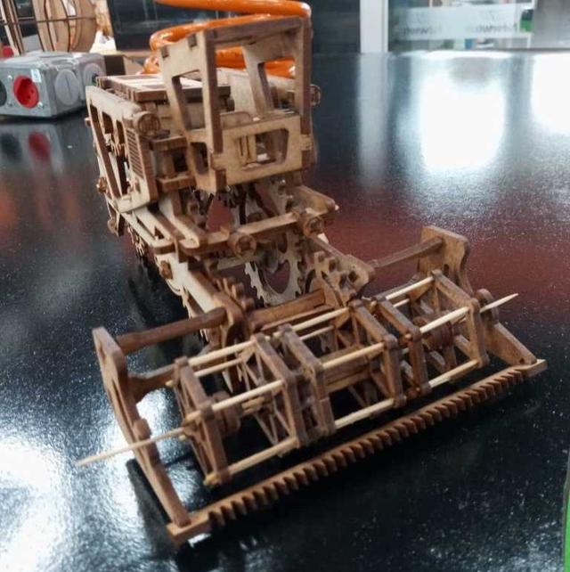 Макет 3D-головоломка Жнец для лазерной резки — изображение 4