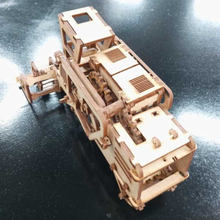 Макет 3D-головоломка Жнец для лазерной резки