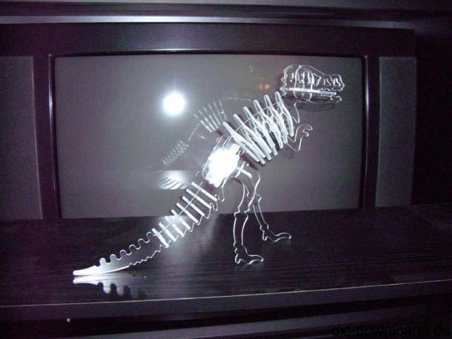 Макет 3D-макет головоломки Trex в формате dxf для лазерной резки