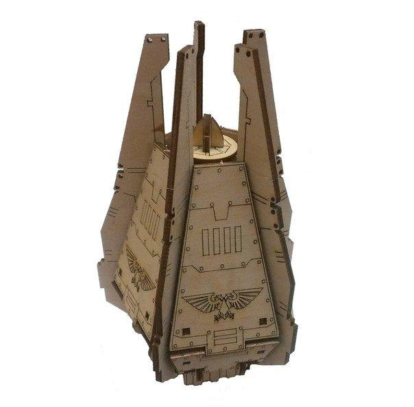 Макет 3D-макет для лазерной резки десантная капсула с космическими волками