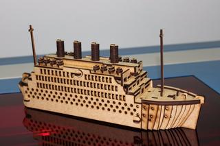 Интересный макет 3D-макет пазла Титаник для лазерной резки