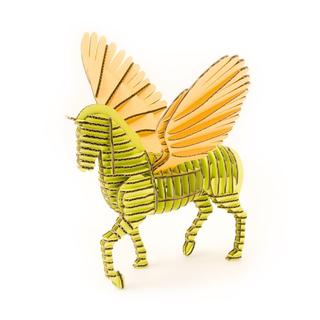 Интересный макет 3D-модель Пегаса для лазерной резки векторный файл