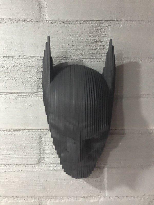 Макет 3D-модель головы Бэтмена для лазерной резки — изображение 2