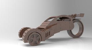 Интересный макет 3D-модель концептуального автомобиля для сборки макет для станка