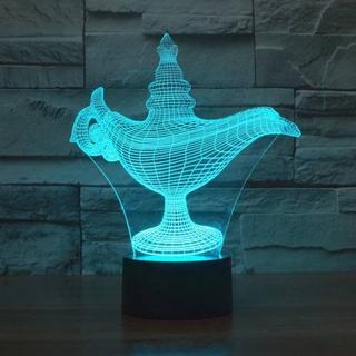 Интересный макет 3D-модель лампы Алладин для лазерной резки DXF-файл