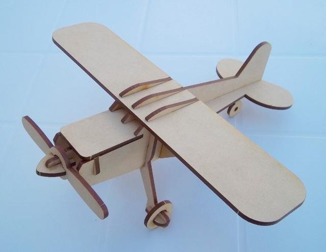 Макет 3D-модель Cessna для лазерной резки
