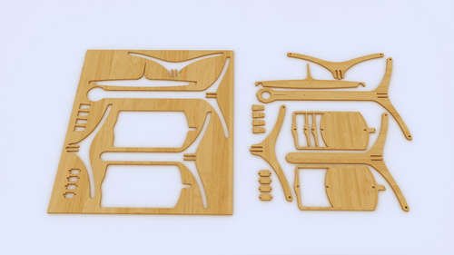 Макет 3D-пазл Баланс справедливости для лазерной резки файл DXF