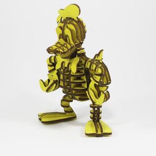 Интересный макет 3D-пазл в виде Дональда Дака макет для станка DXF-файл