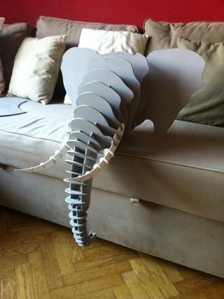 Интересный макет 3D-пазл в виде головы слона 10 мм макет для станка