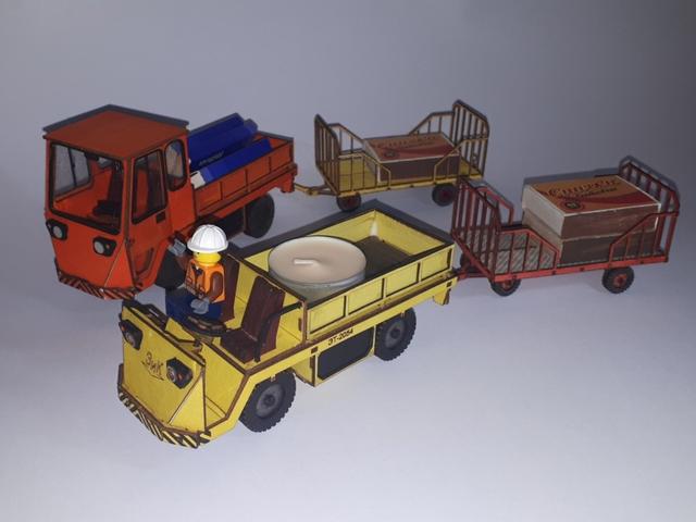 Макет 3D-пазл в виде грузовика из картона для лазерной резки файл dxf — изображение 5