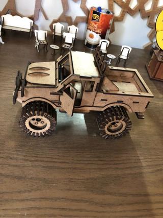 Интересный макет 3D-пазл в виде джипа SUV макет для станка