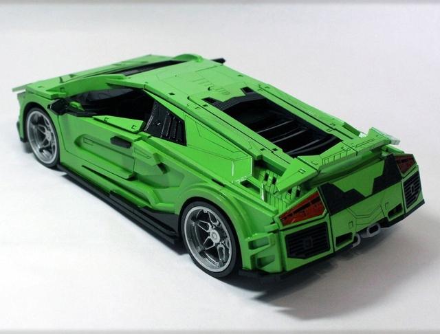 Макет 3D-пазл в виде Lamborghini для лазерной резки файл PDF — изображение 5