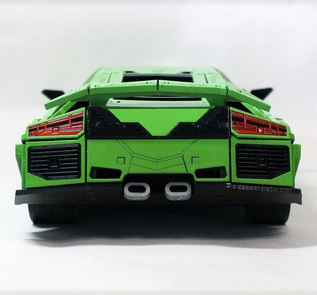Макет 3D-пазл в виде Lamborghini для лазерной резки файл PDF — изображение 4