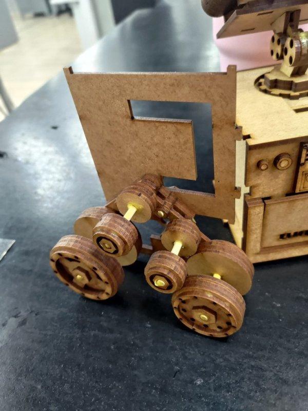 Макет 3D-пазл для лазерной резки по образу Уоллеса WALL-E — изображение 9