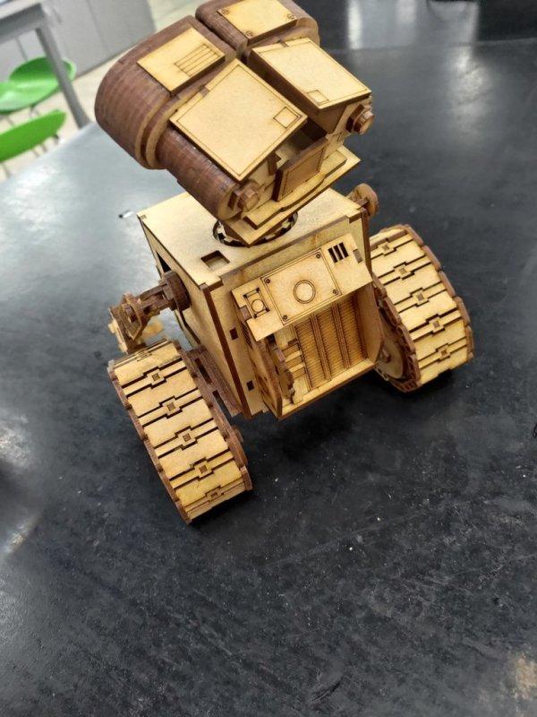 Макет 3D-пазл для лазерной резки по образу Уоллеса WALL-E — изображение 13