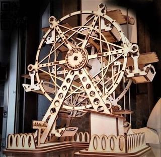 Интересный макет 3D-пазл колесо обозрения для лазерной резки