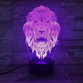 Интересный макет 3D-фигурка льва из акрила для лазерной резки ночник макет для станка