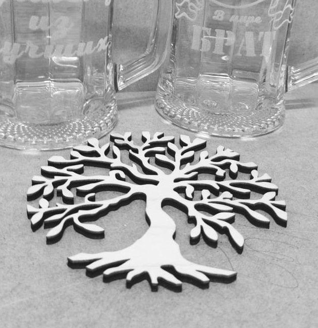 Макет Celtic tree of life decoration чертёж для ЧПУ для лазерной резки