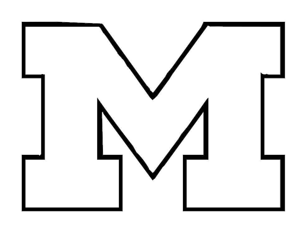 Макет DXF-файл макета университета Мичигана для лазерной резки