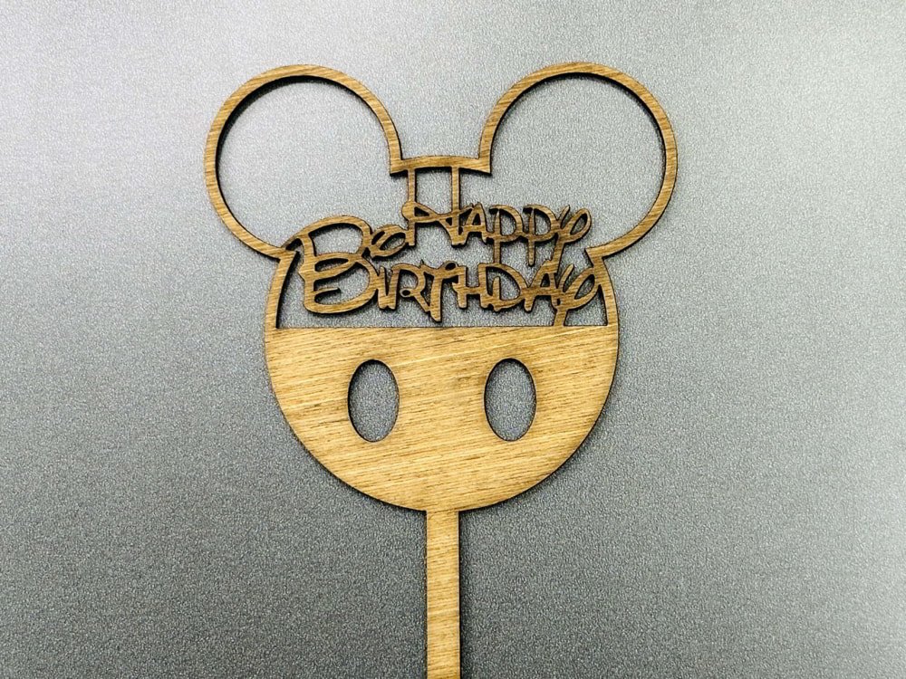 Макет Mickey Mouse для лазерной резки макет для станка