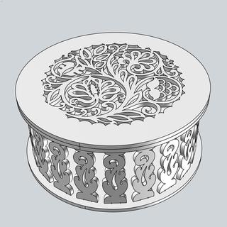 Интересный макет Nitochniza макет для станка dxf файл