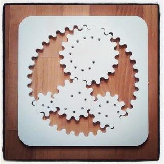 Интересный макет Spirograph макет для станка dxf файл