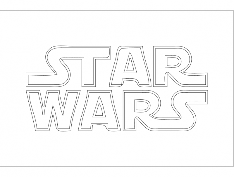 Макет Star Wars макет для станка в формате dxf