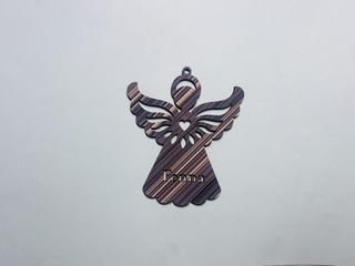 Интересный макет personalised christmas ornament angel чертёж для ЧПУ